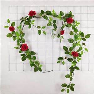 Ghirlandă de viță de vie de trandafiri artificiale