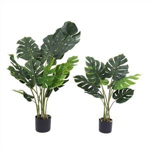 Plantă Monstera Artificială Cu Ghiveci